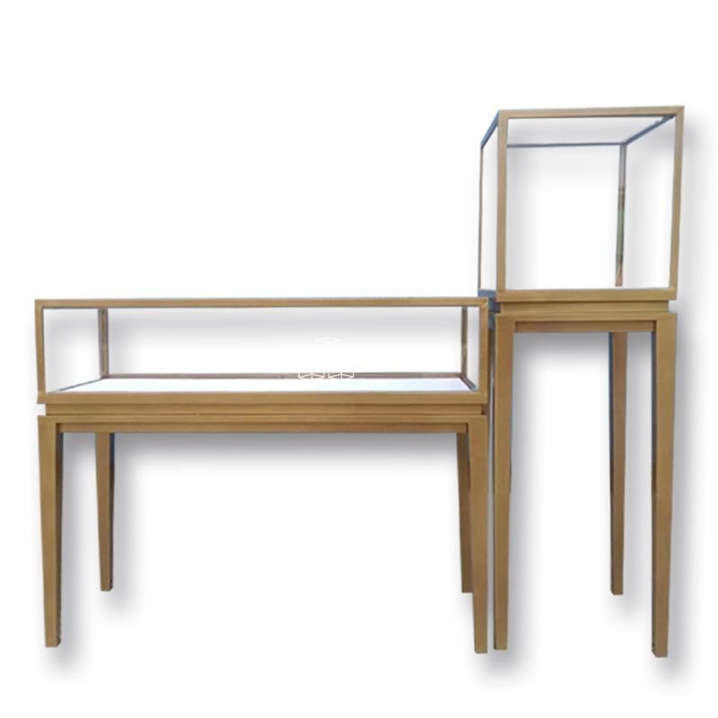 Gläserner Edelstahl-Display-Schrank